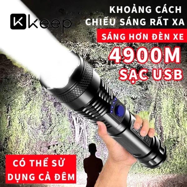 Đèn pin sạc